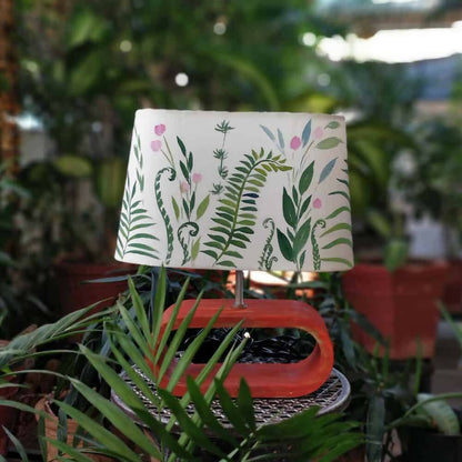 Conical Trapezium Table Lamp - Fern Lamp Shade