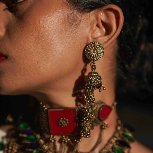 Jhumkha Drop Earrings