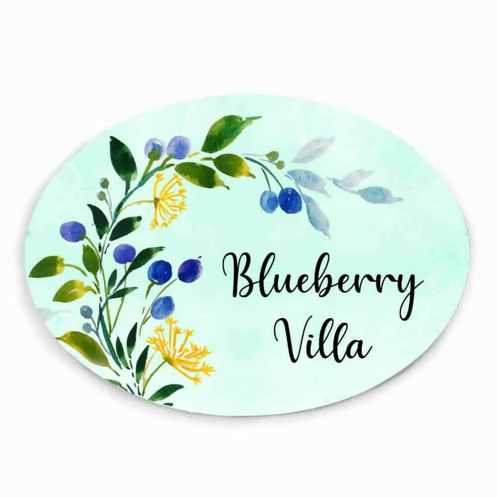 Customized Name Plate - Corner Berry Name Plate