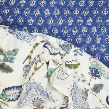 Indigo Mist All over Printed Double Reversible Dohar