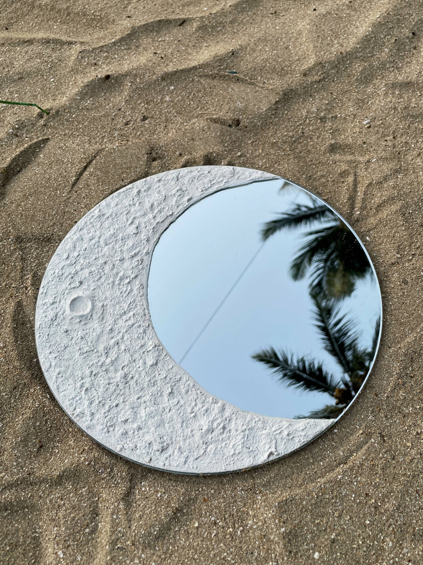 White Moon Mirror