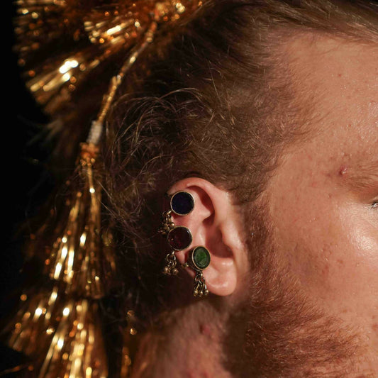 Glass Raindrop Earrings