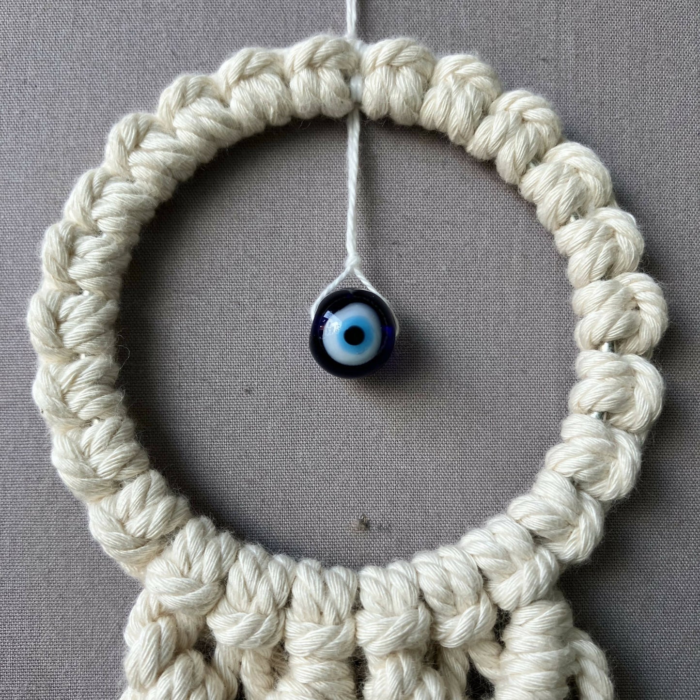 Evil Eye Dreamcatcher / Car charm