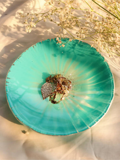 Teal Trinket Bowl