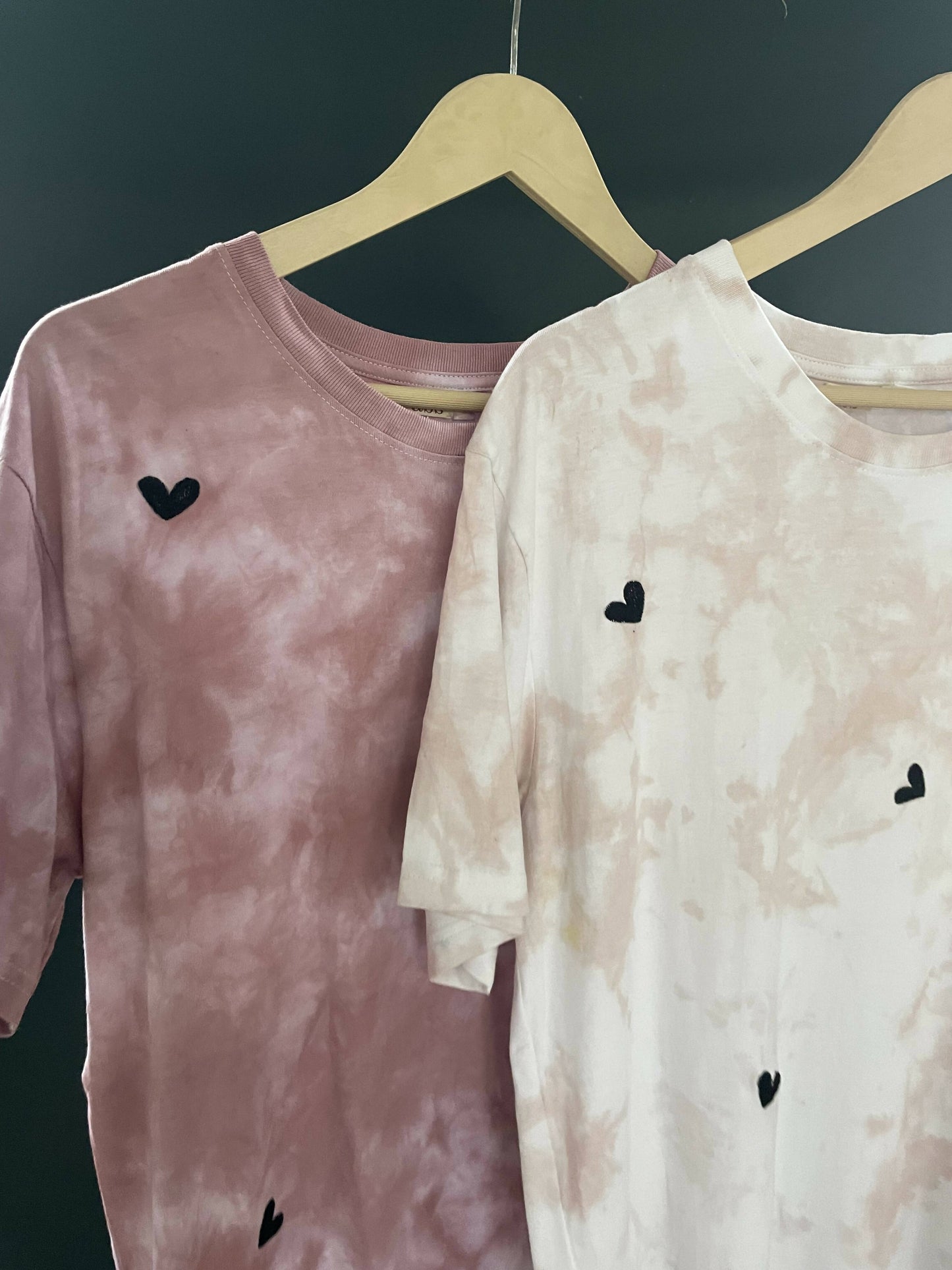 Heart T-shirt Dusky Rose