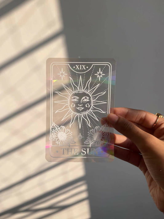 The Sun Non-reusable Resin Stickers