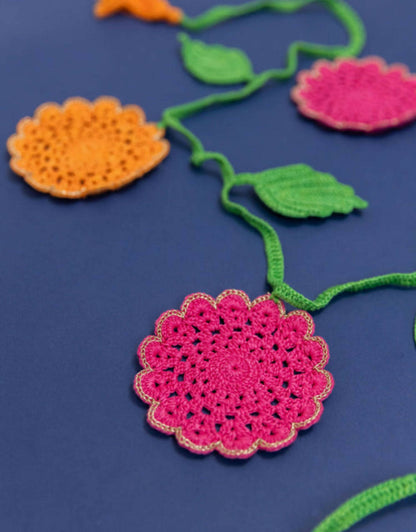 Crochet Flower Toran Bunting