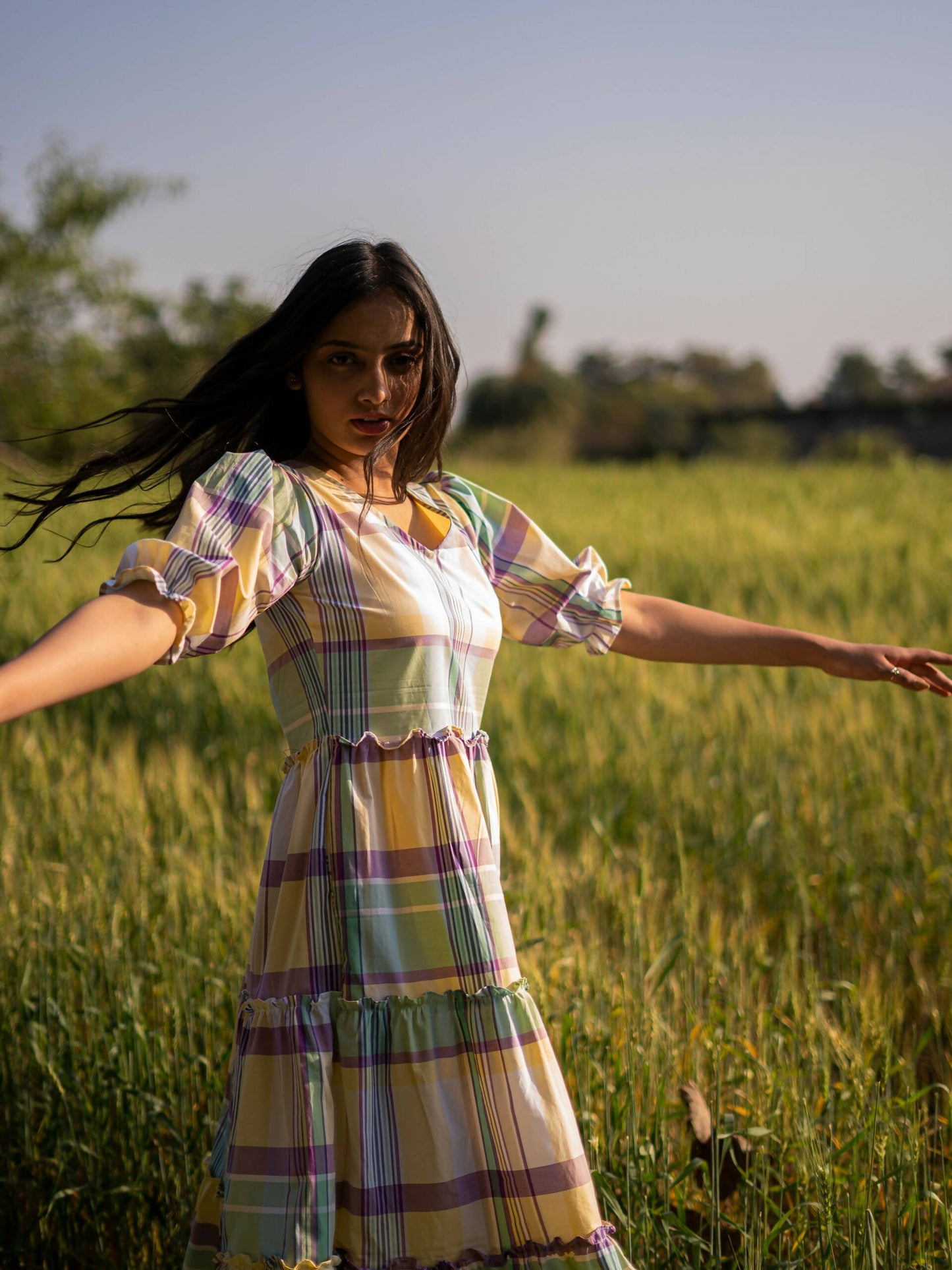 Sunset Gold Dress