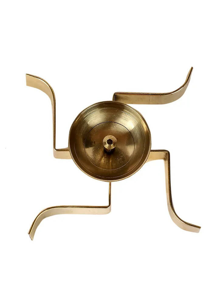 Satiya Sleeping Brass Diya - Set of 2