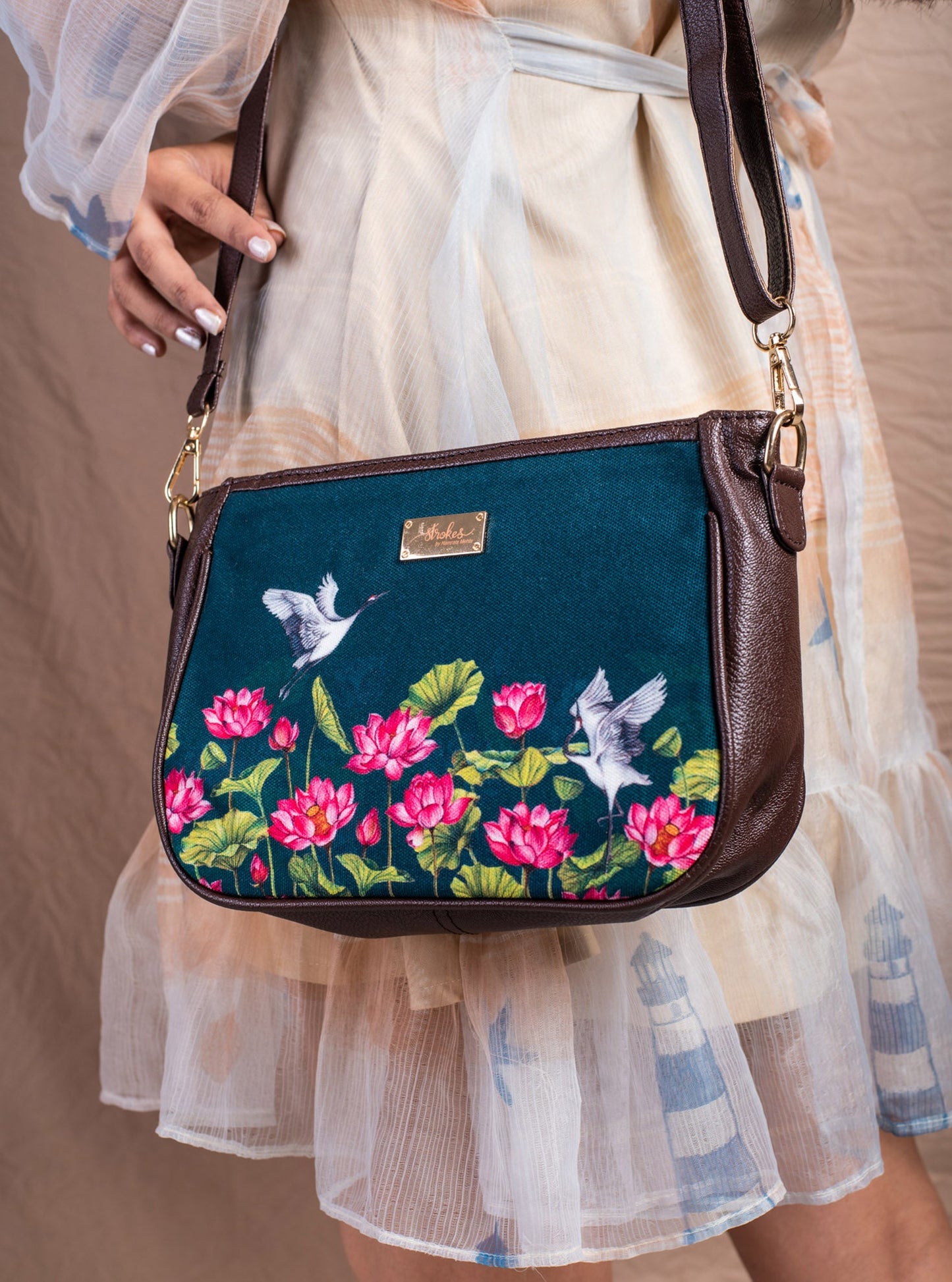 The Lotus Field Sling Bag