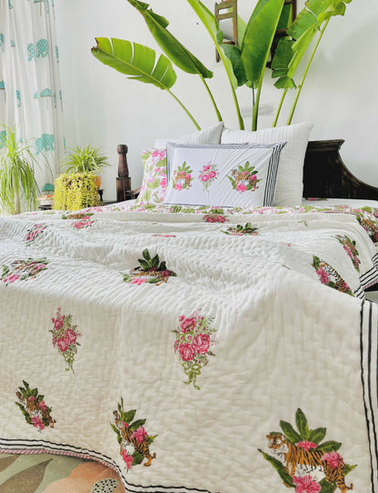 Sherni Hand Block Printed Cotton Bedding Set