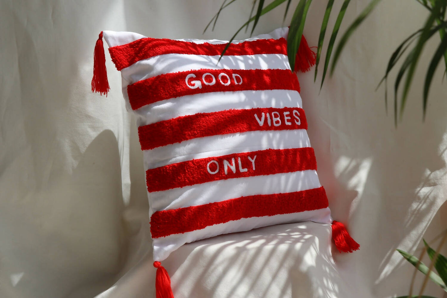 Good Vibes - Hand Embroidered (Pack of 1)