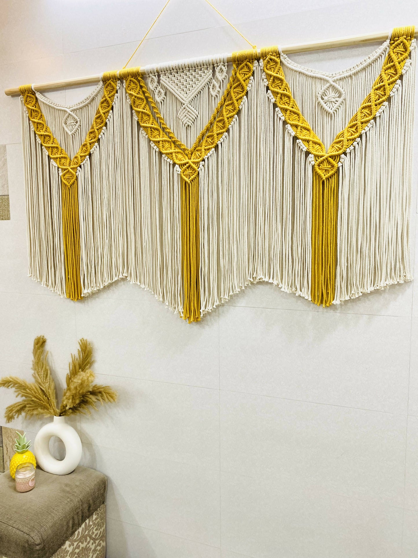 Diamond Macrame Wall Hanging