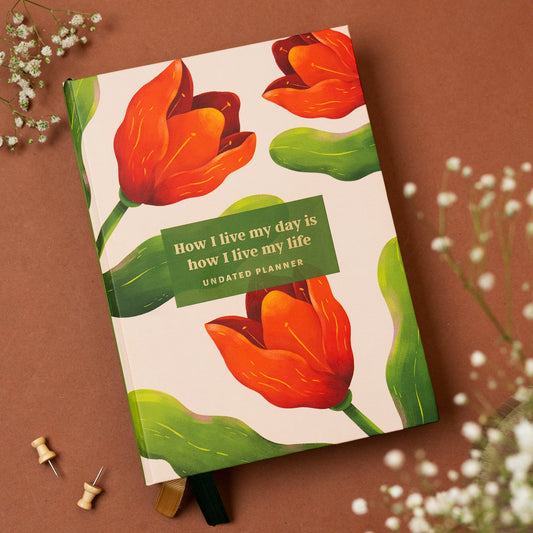 Undated Planner / Tulips Floral