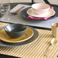 Ochre Mirage Reversible & Wipeable Cotton Placemats