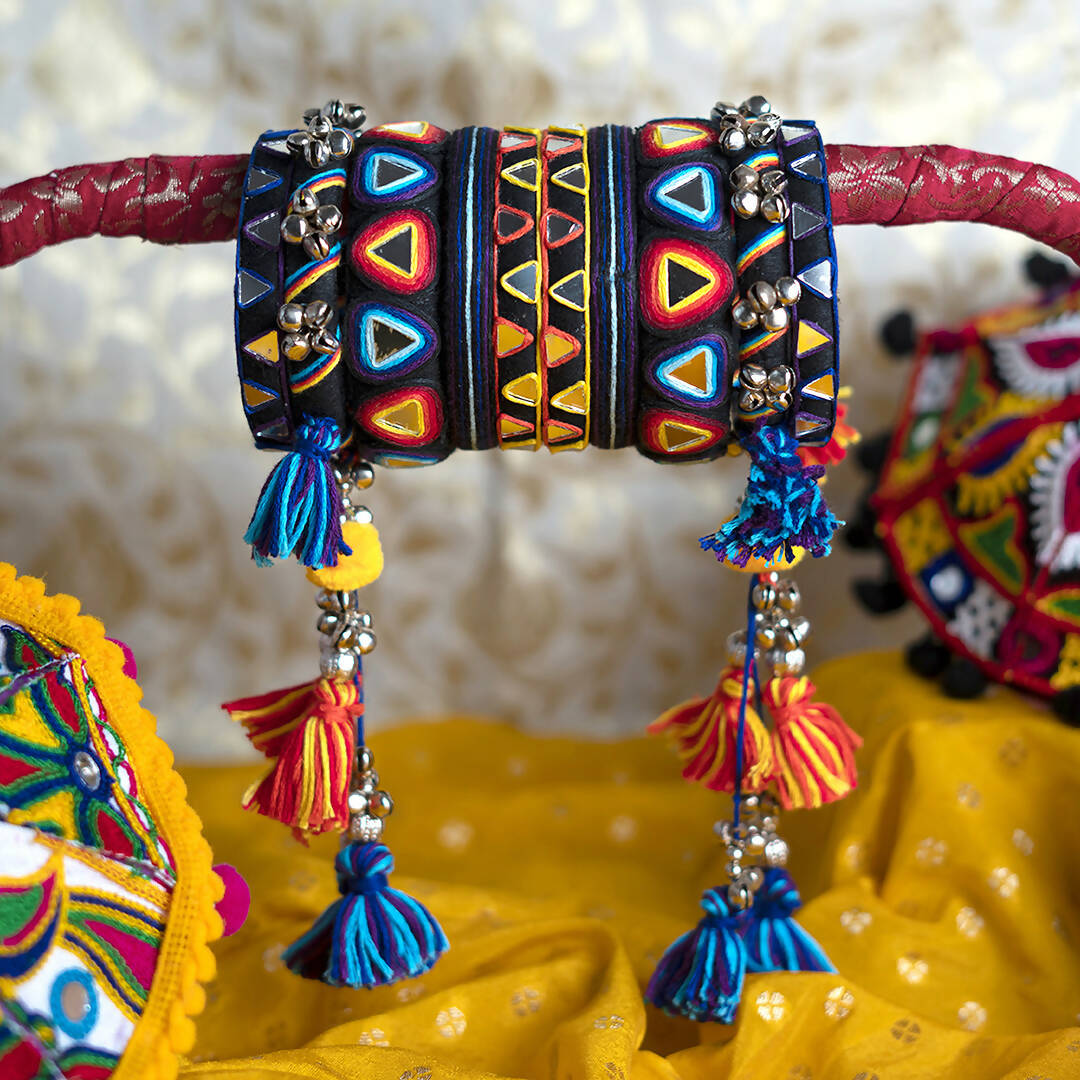 Ananta Tassel Bangle Set