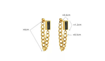 Bolo Chain Earrings