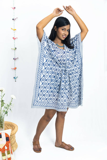 Geometric Motif Kaftan