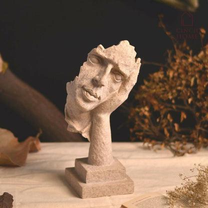 Textured Sleeping Man Figuring/Sculpture