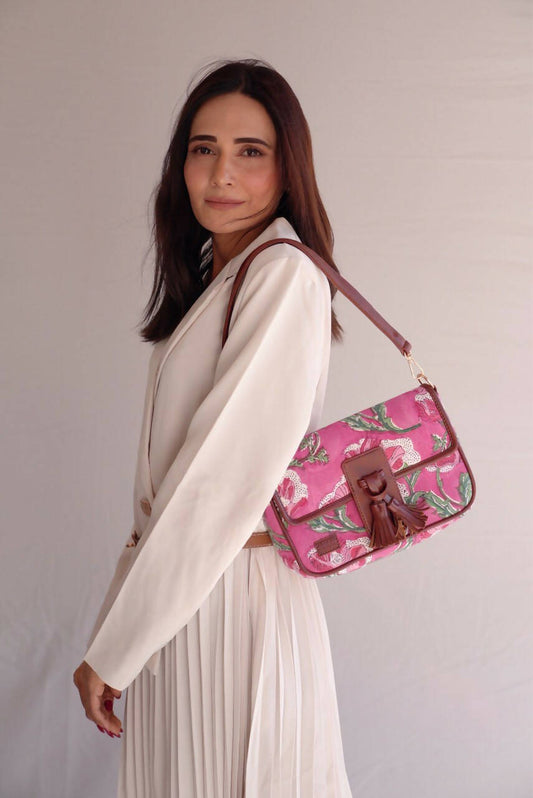Preety In Pink AM-PM Sling Bag
