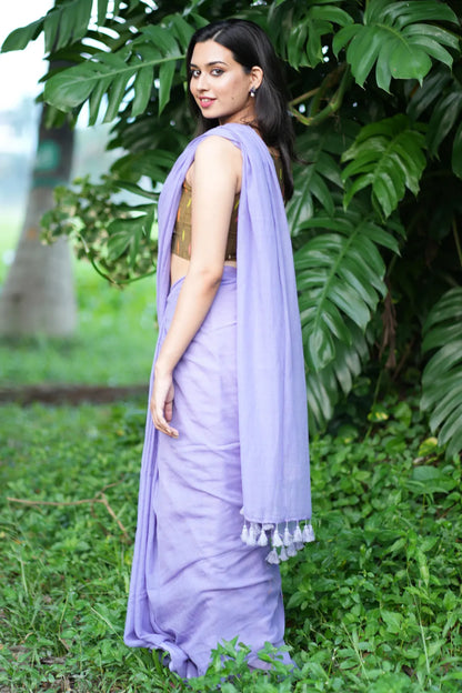 Lilac Dream Royal Lilac Saree