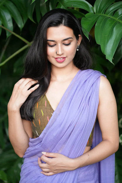 Lilac Dream Royal Lilac Saree