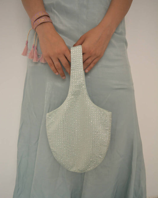 Haze Blue Rhinestone Bag