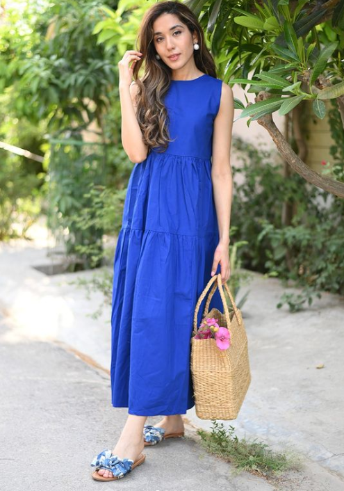 Target blue maxi shop dress