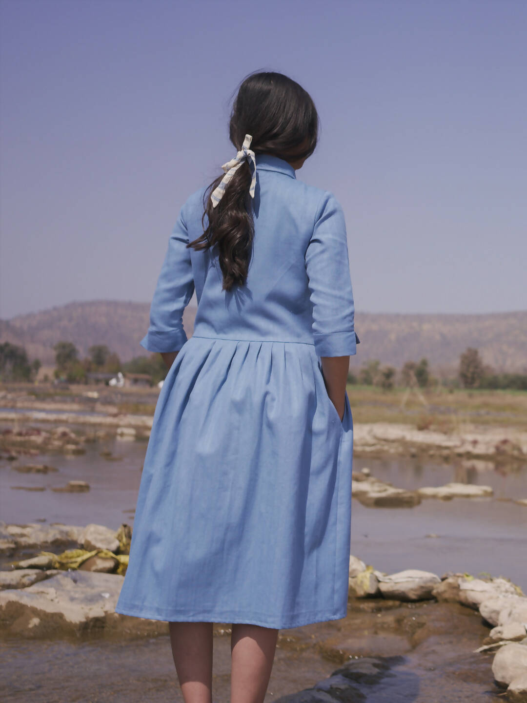 Lakeside Dress with Overgarment