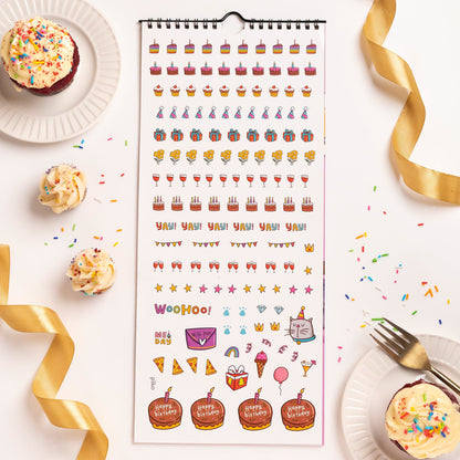 Perpetual Wall Calendar / Always On Time