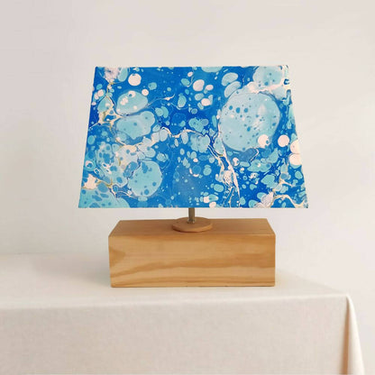 Modern Table Lamp - Marbling | Blue skylight