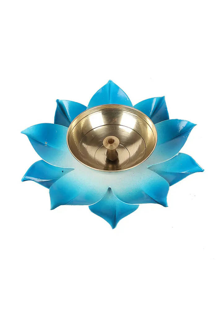 Brass Colored Diya - Set of 4