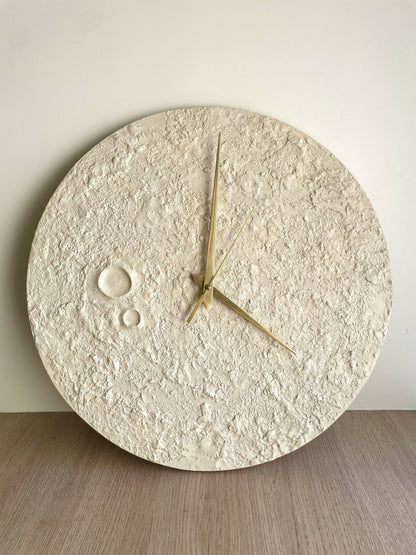 Ivory Moon Clock