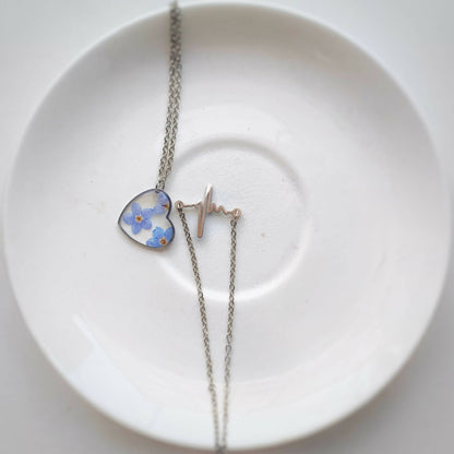 Love Blue Pendant Necklace