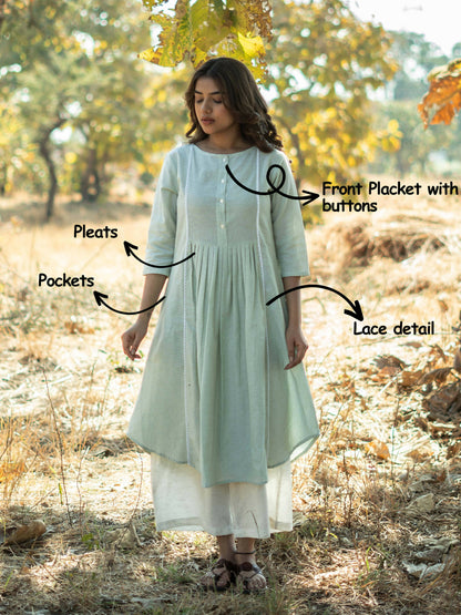 Hint Of Mint Kurta Set