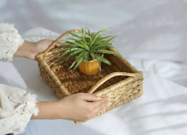 Water Hyacinth Square Tray