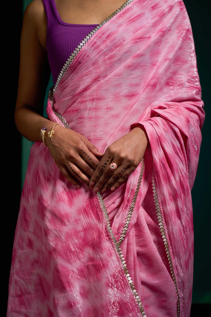 Peony Twin Tie Dye Saree