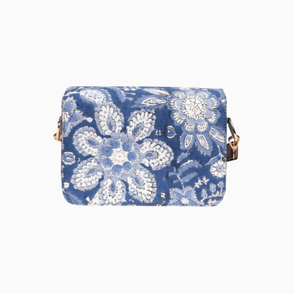 Summer Breeze Blockprinted Rectangle Cross Body Bags