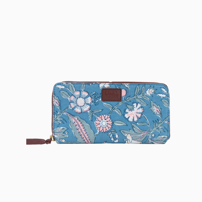 Floral Fantasy Blockprinted Wallet