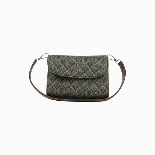 Olive Mist Blockprinted Box Bags