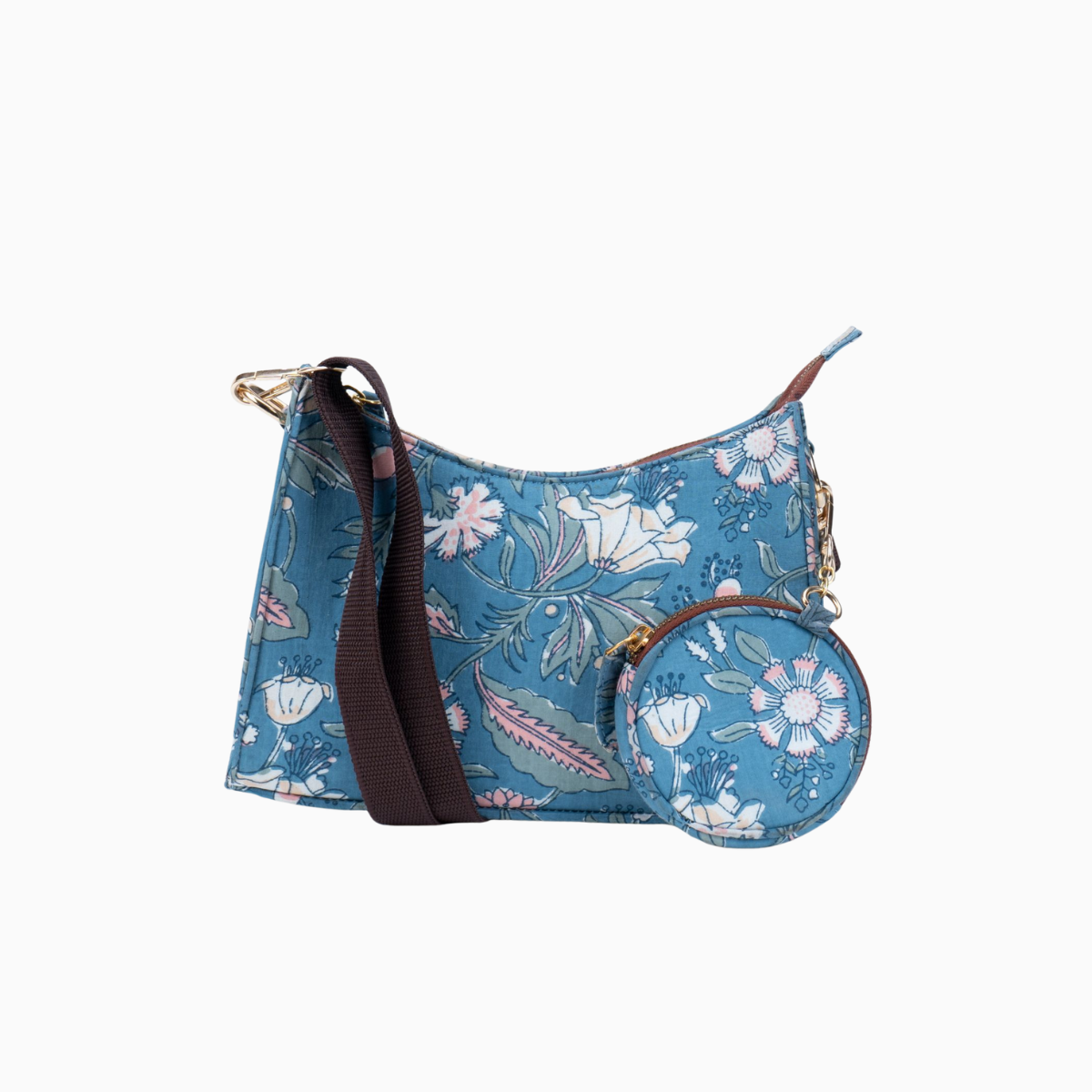 Spring Morning Blockprinted Cross Body Bags