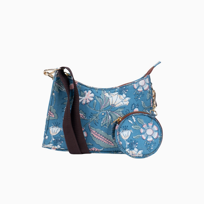 Spring Morning Blockprinted Cross Body Bags