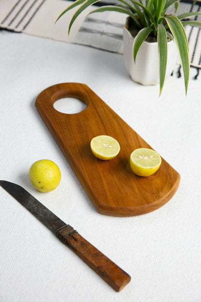 Solid Teak Wood Chopping Board/Serving Board Paddle Board