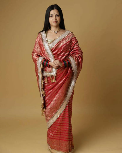 Crimson Red Aayat Saree