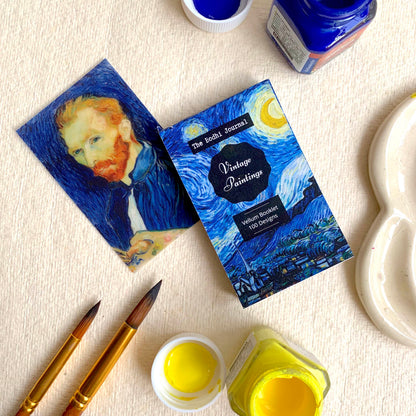 Vellum Booklet - Vintage Paintings