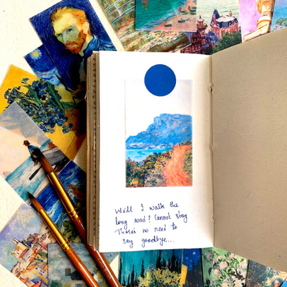 Vellum Booklet - Vintage Paintings