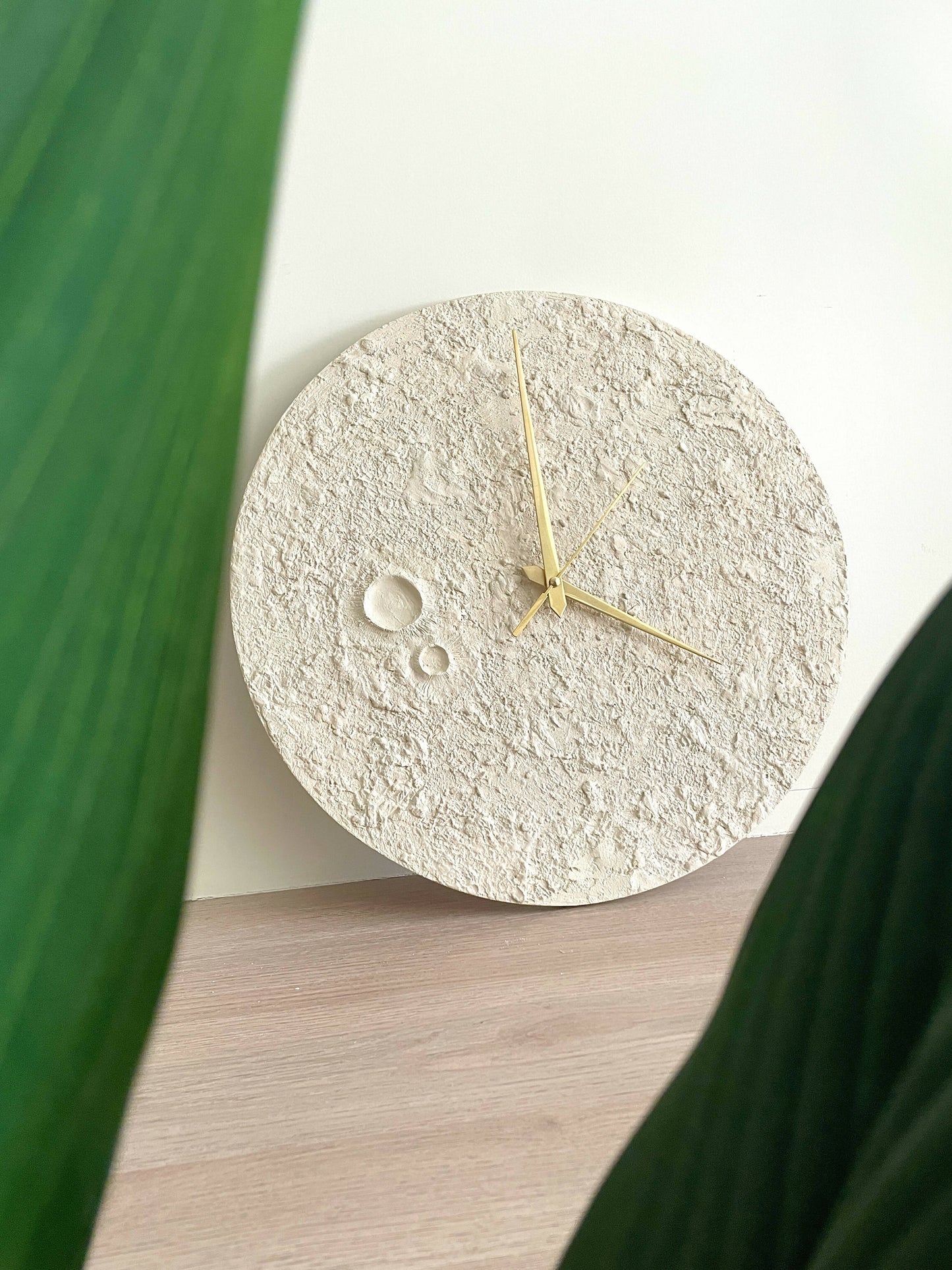 Ivory Moon Clock