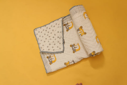 Baby Quilt I Mul Cotton | 0-4 Y | Auto Print