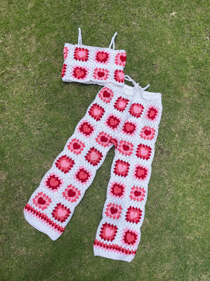 Heart Crochet Coords