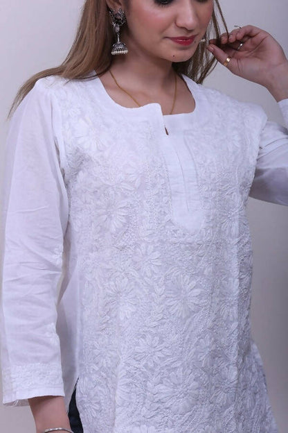 Chikankari Cotton Top